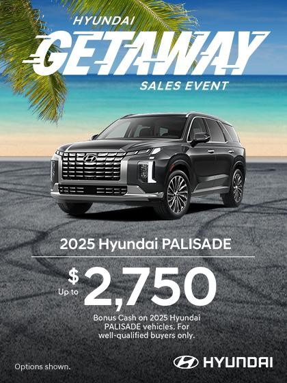 Hyundai Palisade Cash Offer