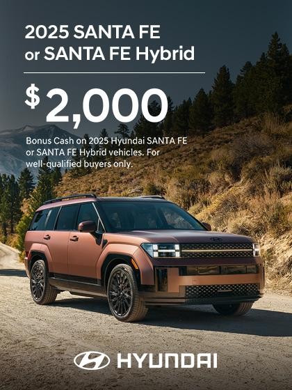2025 Hyundai Santa Fe Lease Offer