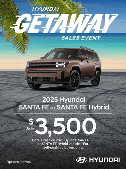Hyundai Santa Fe Cash Offer