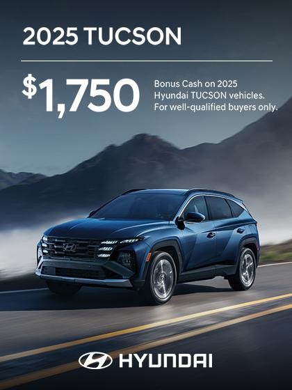 2025 Hyundai Tucson Lease Offer