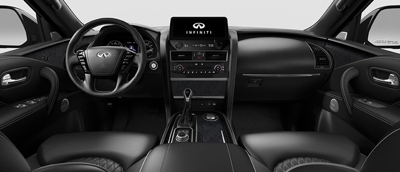 GRAPHITE INTERIOR VEIW OF QX80 GRAPHITE INTERIOR VEIW OF QX80