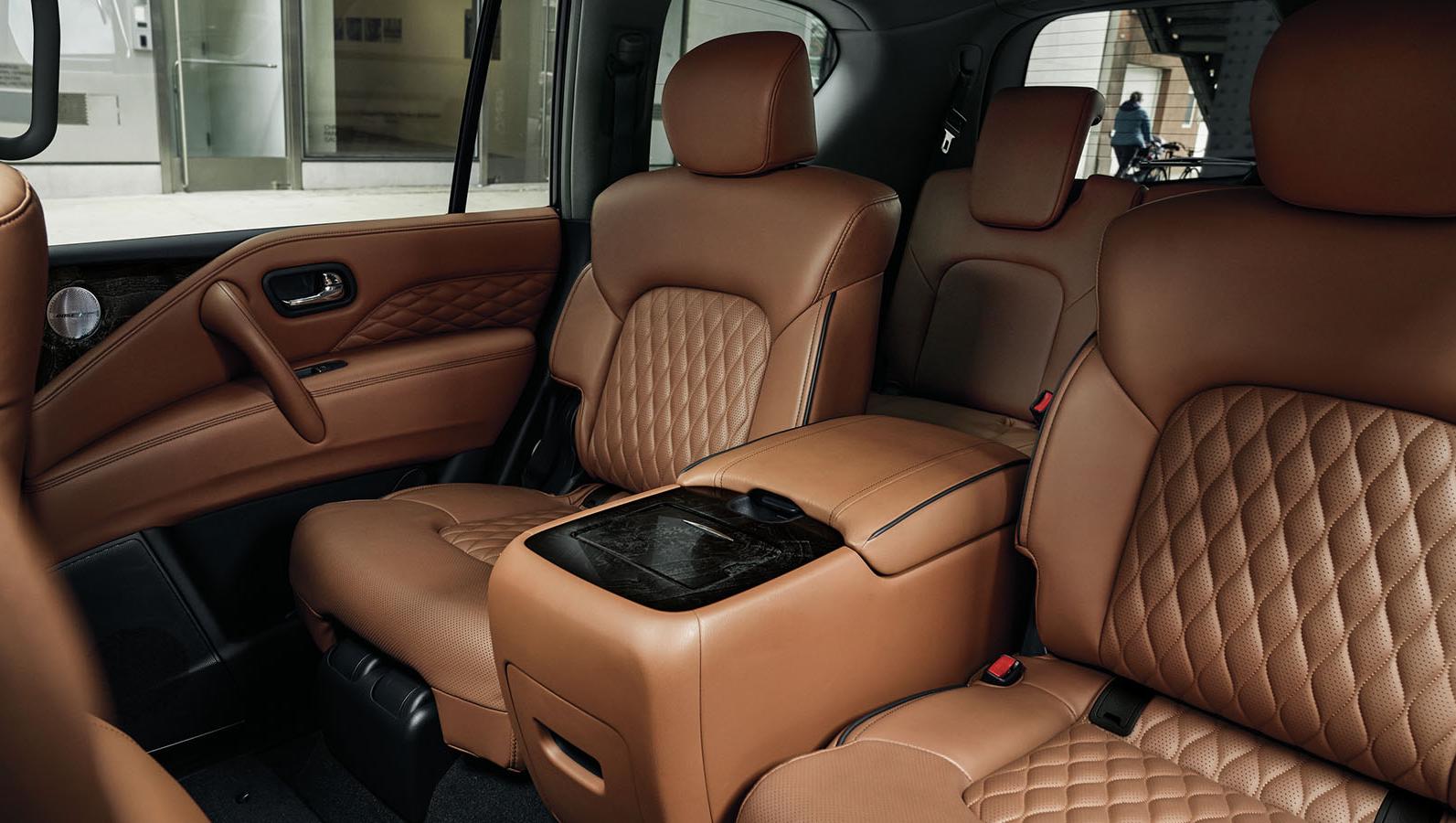 Heated seats feature power adjustments and available cooling. Heated seats feature power adjustments and available cooling.