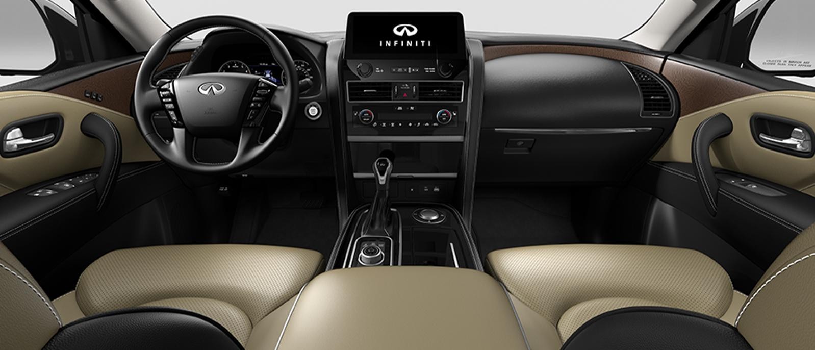 SAHARA STONE INTERIOR VEIW OF QX80