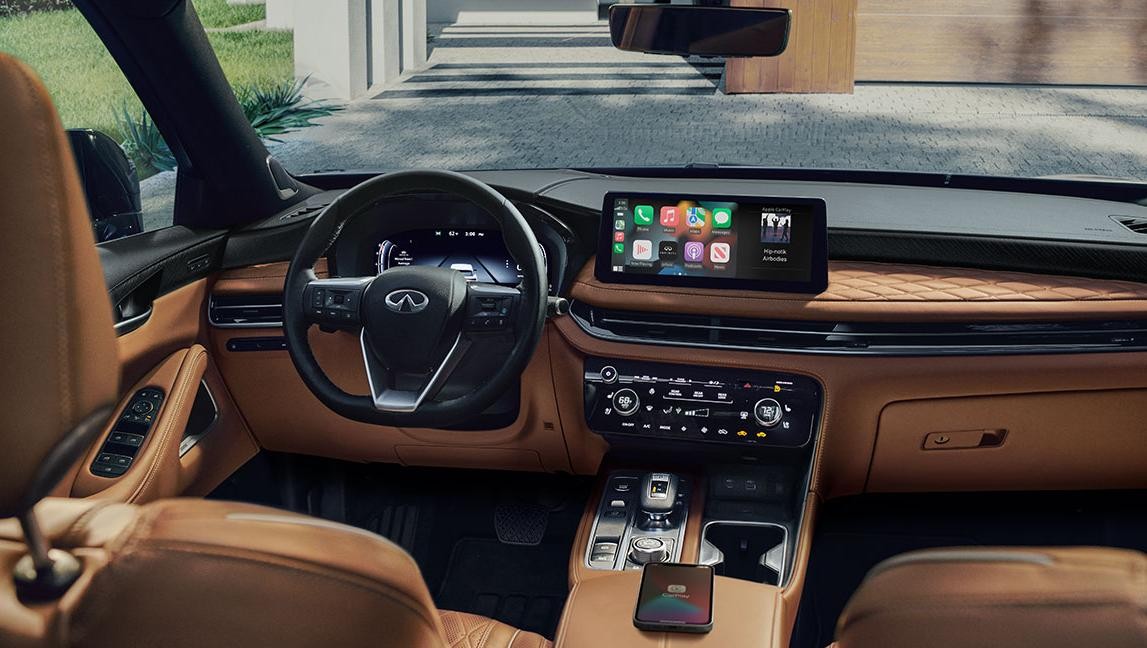 INFINITI 2024 QX60 WIRELESS APPLE CARPLAY® INTEGRATION