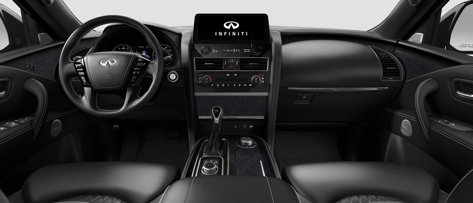 GRAPHITE INTERIOR VEIW OF QX80