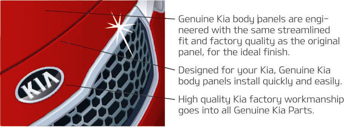 Kia Genuine Body Panel