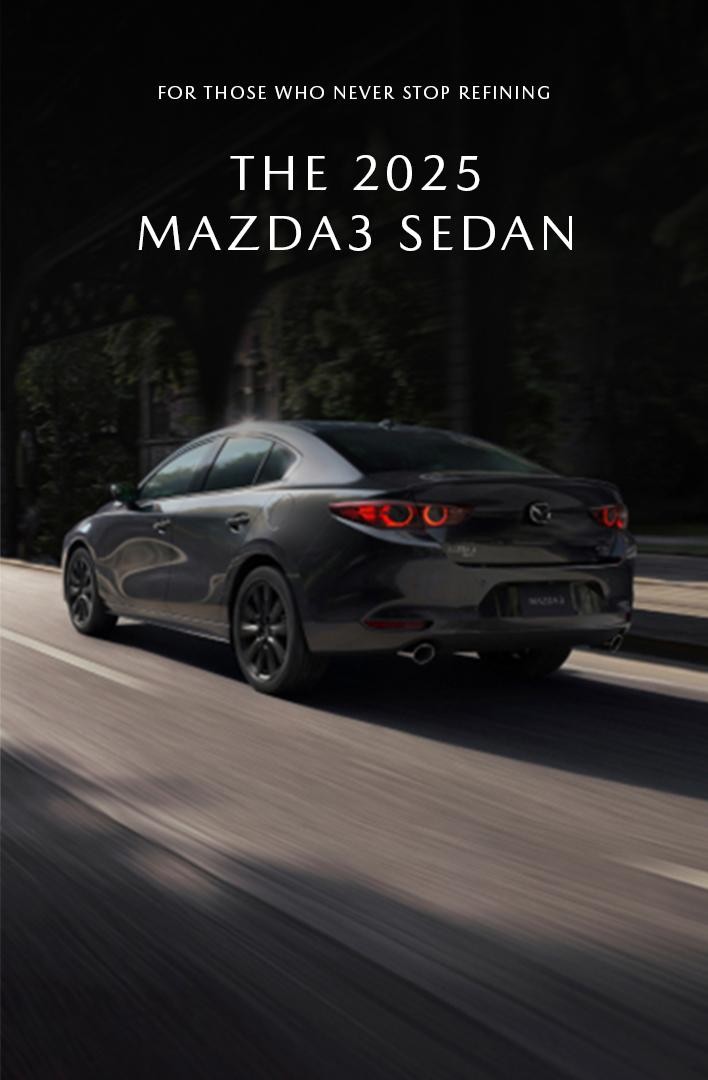 The 2025 Mazda3 Sedan.