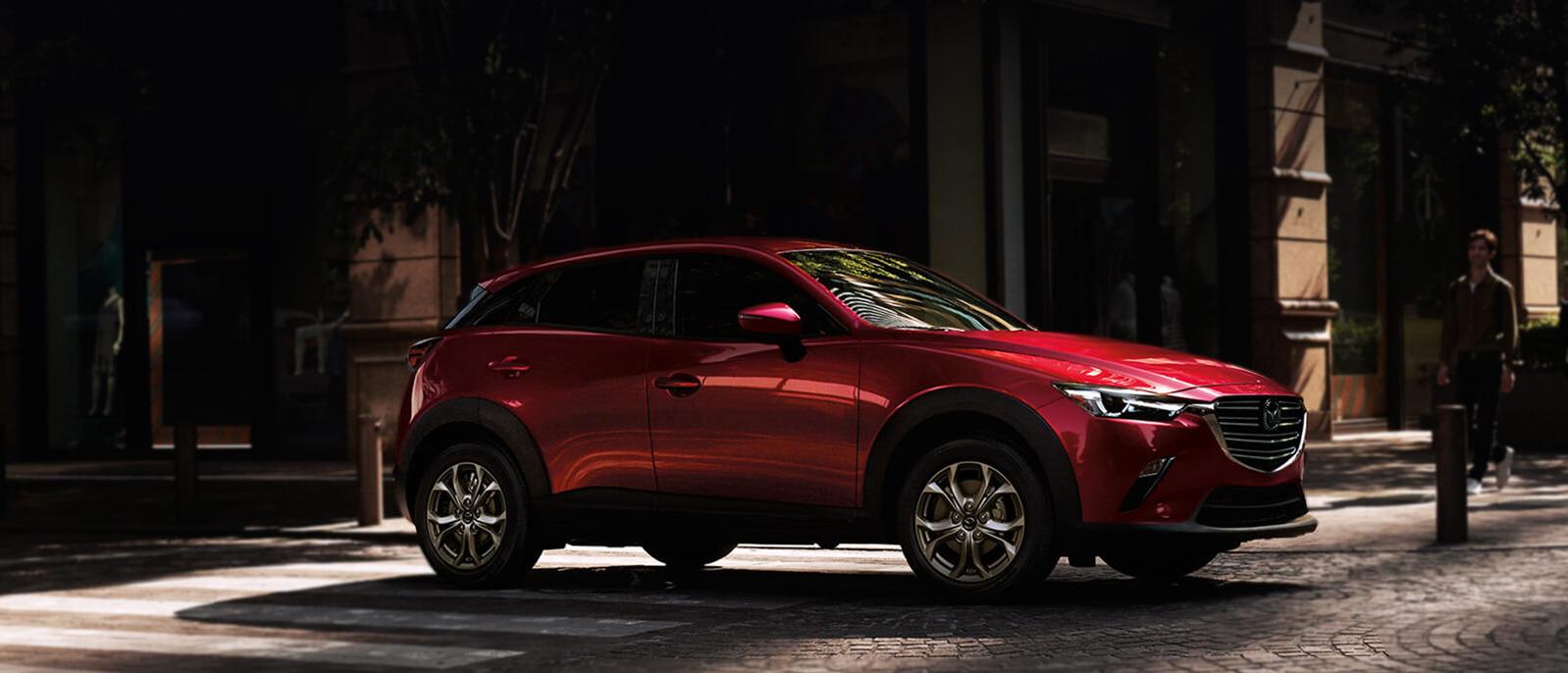 2021 Mazda CX-3 parked in a parking lot 2021 Mazda CX-3 parked in a parking lot