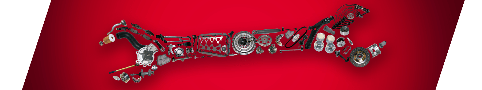 Wrench made of automotive parts
