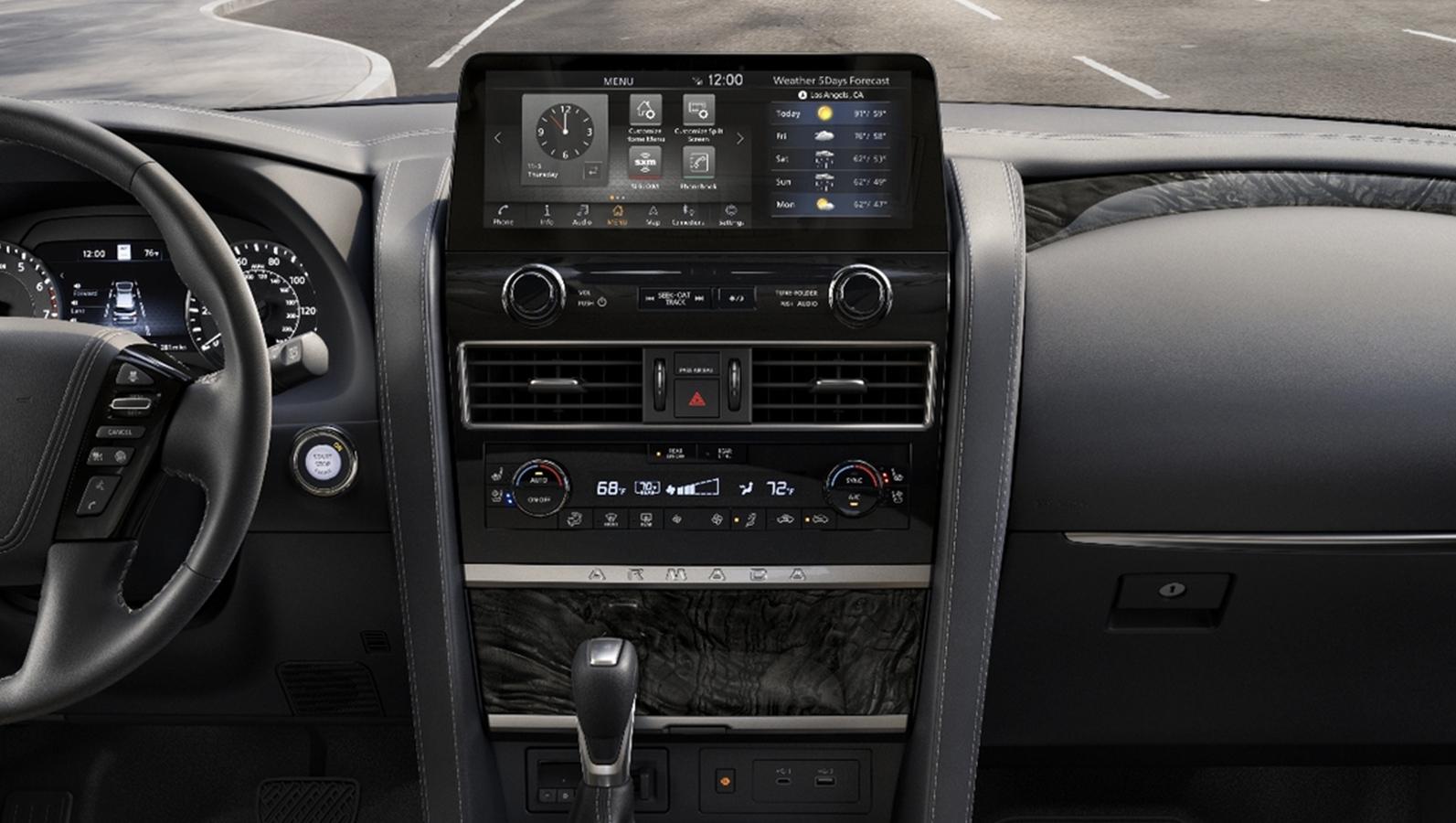 Nissan Armada Interior view.