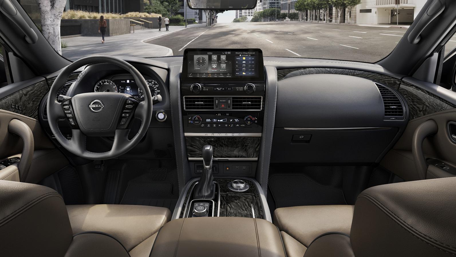 Interior View of 2023 Nissan Armada.