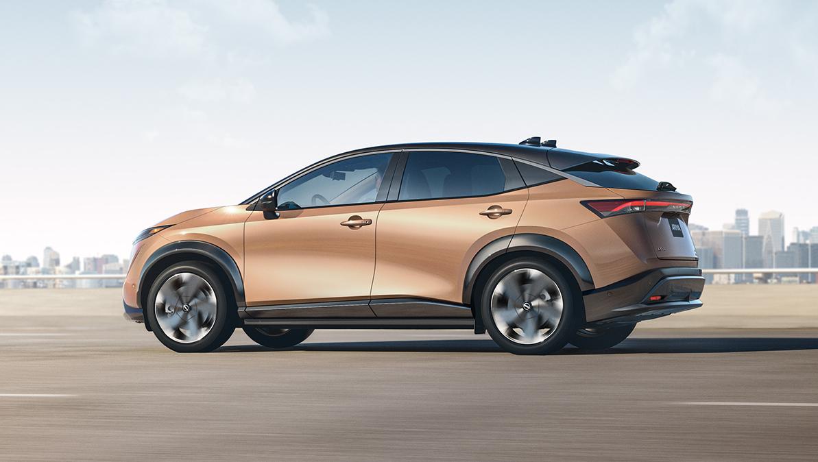 Nissan Ariya Side View.