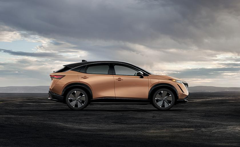 Nissan electric vehicles Ariya 2022.