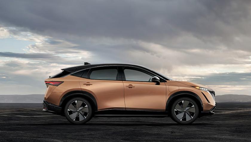Side view of Nissan ARIYA