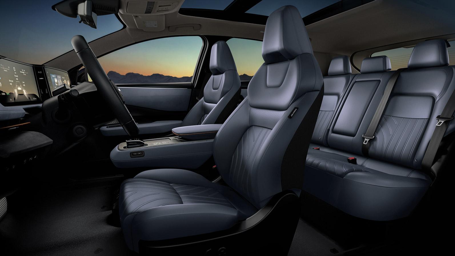 Interior of 2023 Nissan Ariya. Interior of 2023 Nissan Ariya.