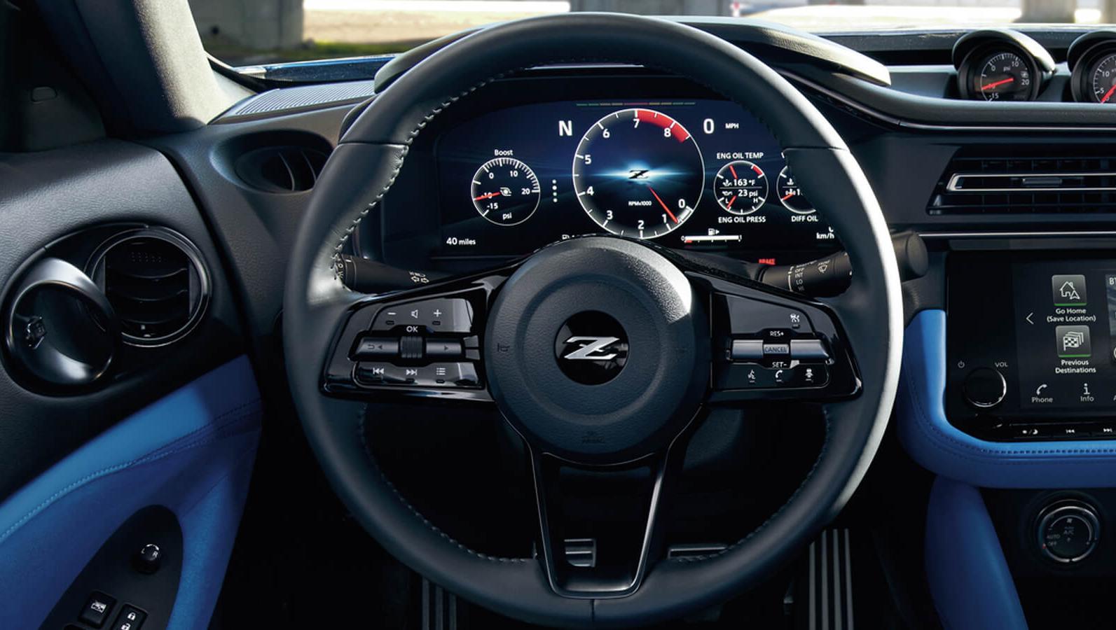 2023 Nissan Z in steering controls 2023 Nissan Z in steering controls