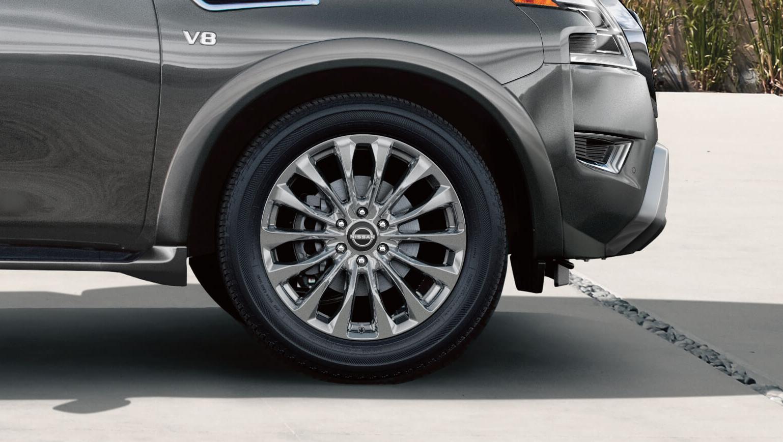 2023 Nissan Armada parked. 2023 Nissan Armada parked.