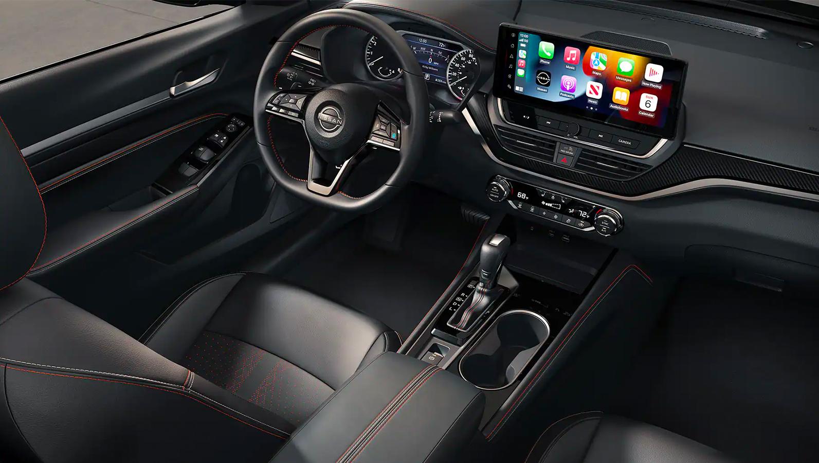Nissan Altima interior view. Nissan Altima interior view.
