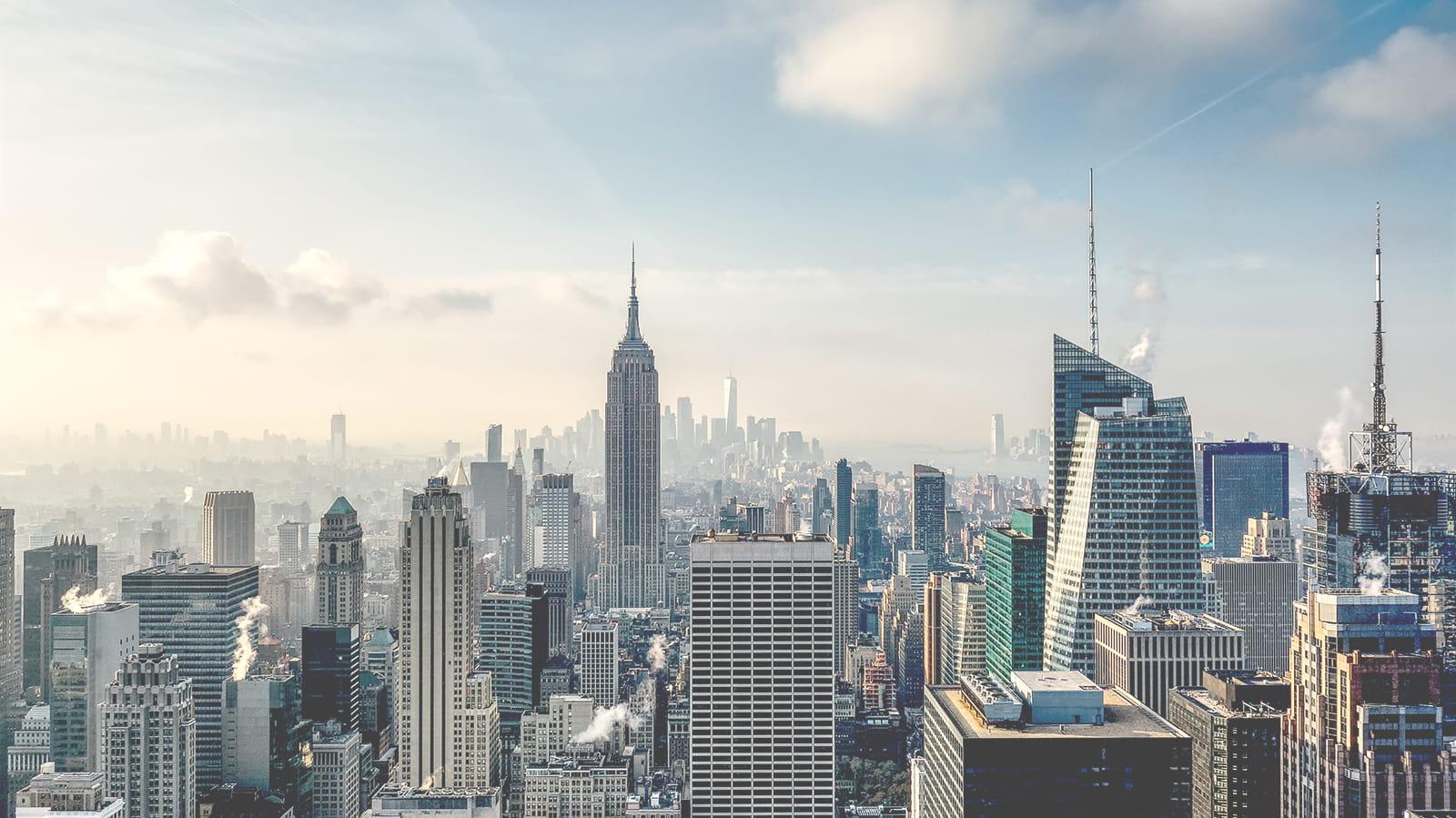 New York city skyline