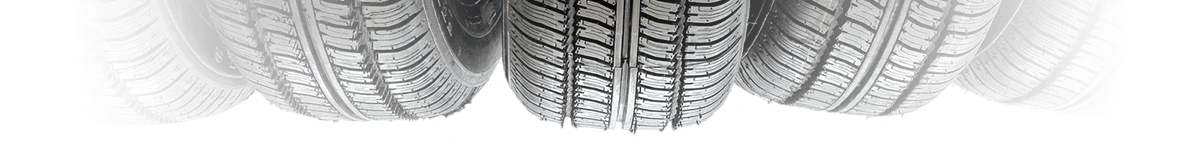 Cutout image of vehicle tires