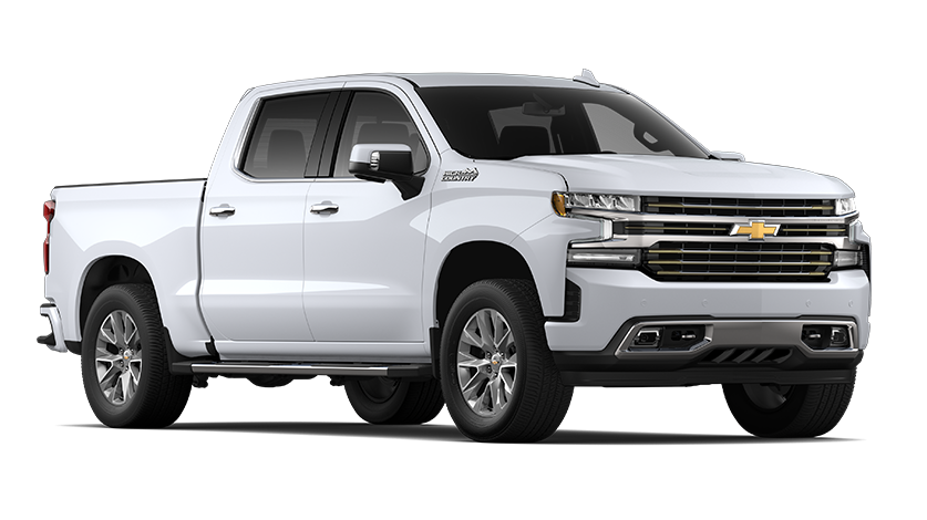 2021 Chevrolet Silverado 1500 Crew Box Short Box High Country Summit White