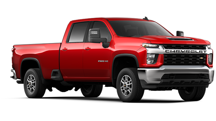 2021 Chevrolet Silverado 2500 Crew Cab Long Box LT Red Hot