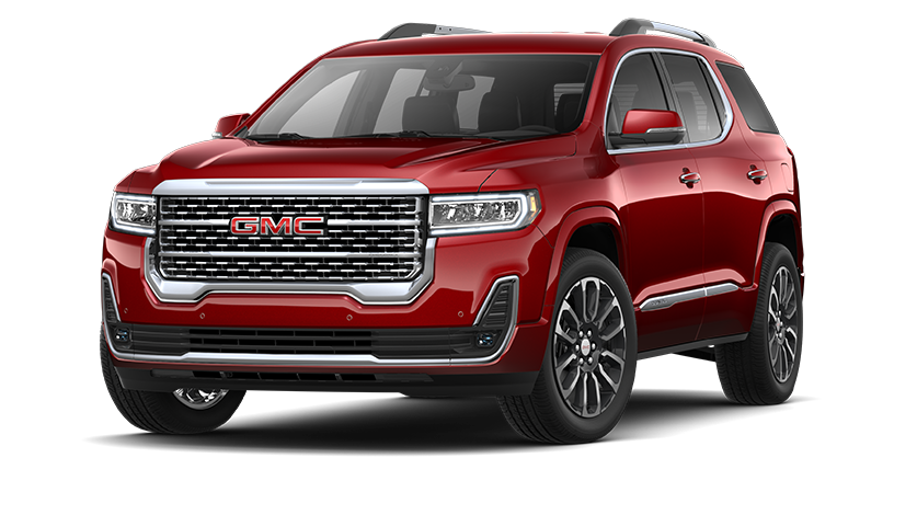 2021 GMC Acadia Denali Jelly Cayenne Red 