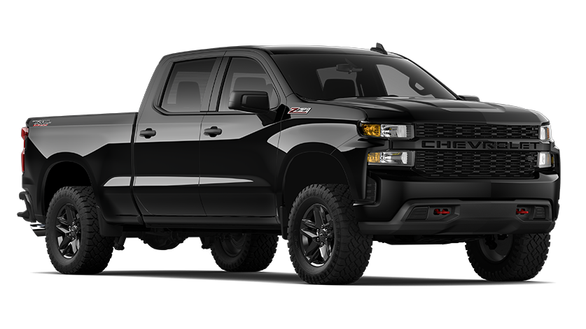 2021 Chevrolet Silverado 1500 Crew Cab Standard Box Custom Trailboss Black