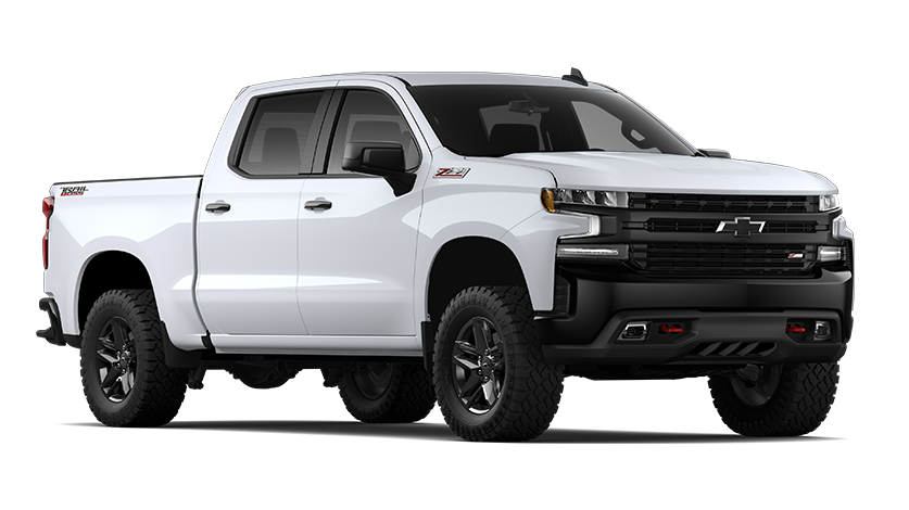 2021 Chevrolet Silverado 1500 Crew Box Short Box LT Trailboss Summit White