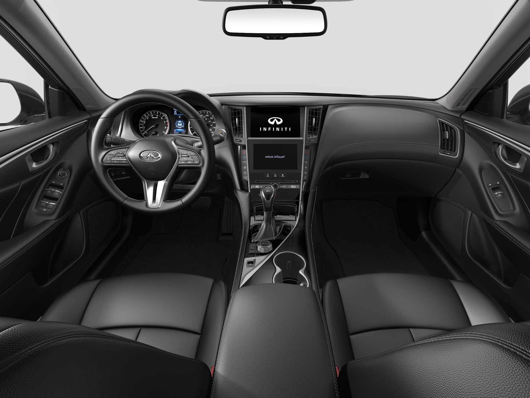 2021 INFINITI Q50 Black Leather