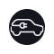 Electric vehicle icon