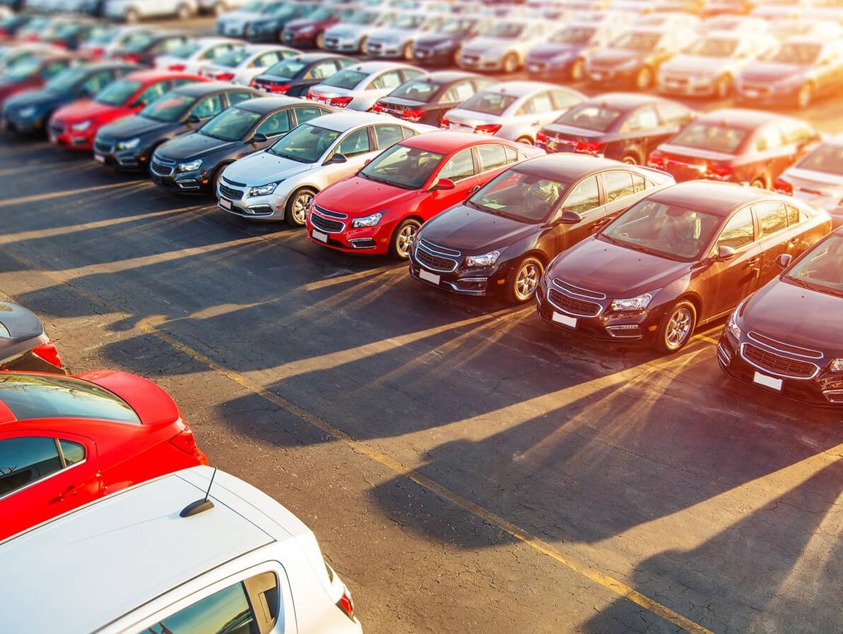 Dealership vehicle lot