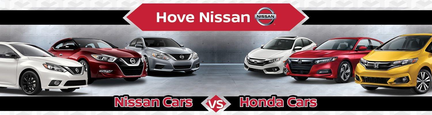 Auto Brand Comparison: Nissan vs. Honda  Bourbonnais, IL