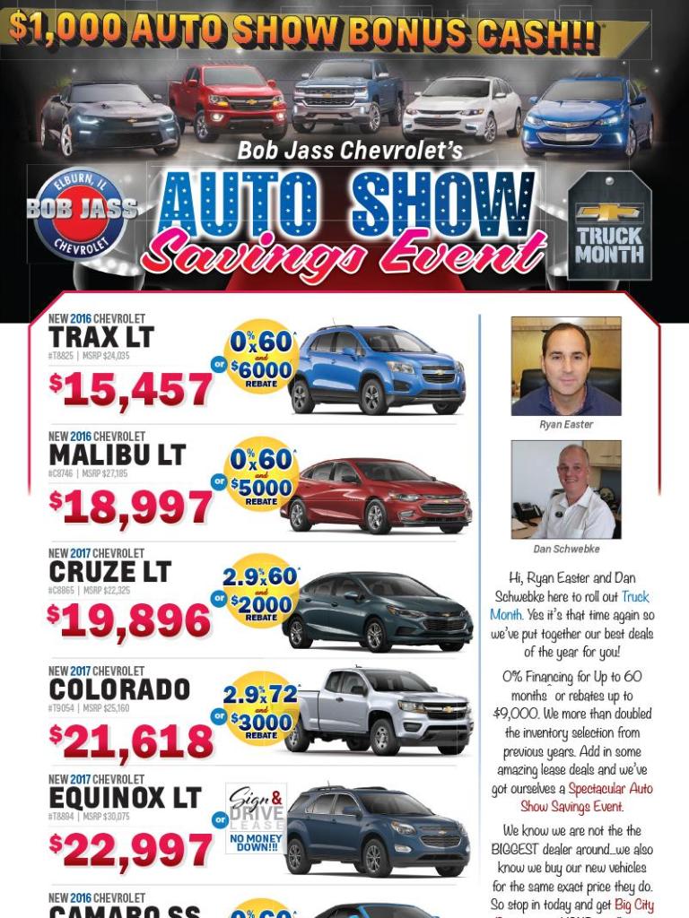 Bob Jass Chevrolet is a ELBURN Chevrolet dealer and a new car and used car ELBURN Illinois