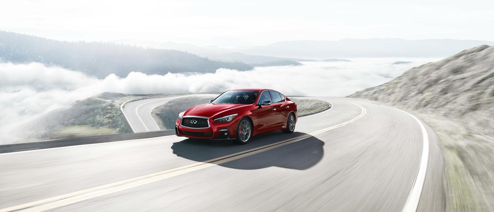 Red 2018 INFINITI Q50 Red 2018 INFINITI Q50
