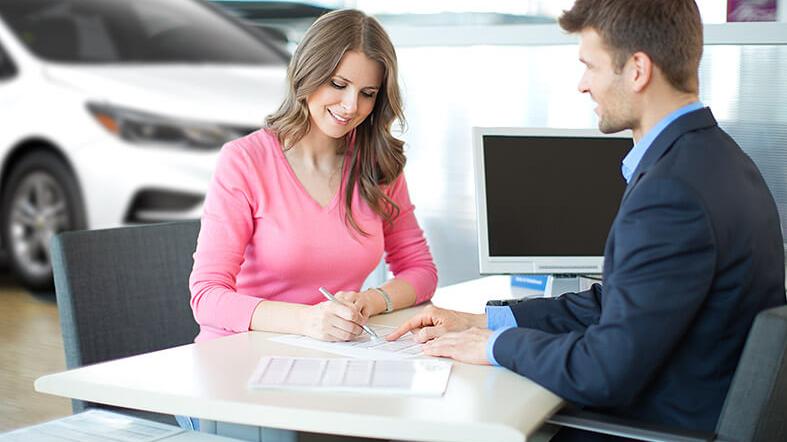 Woman in financing department Woman in financing department