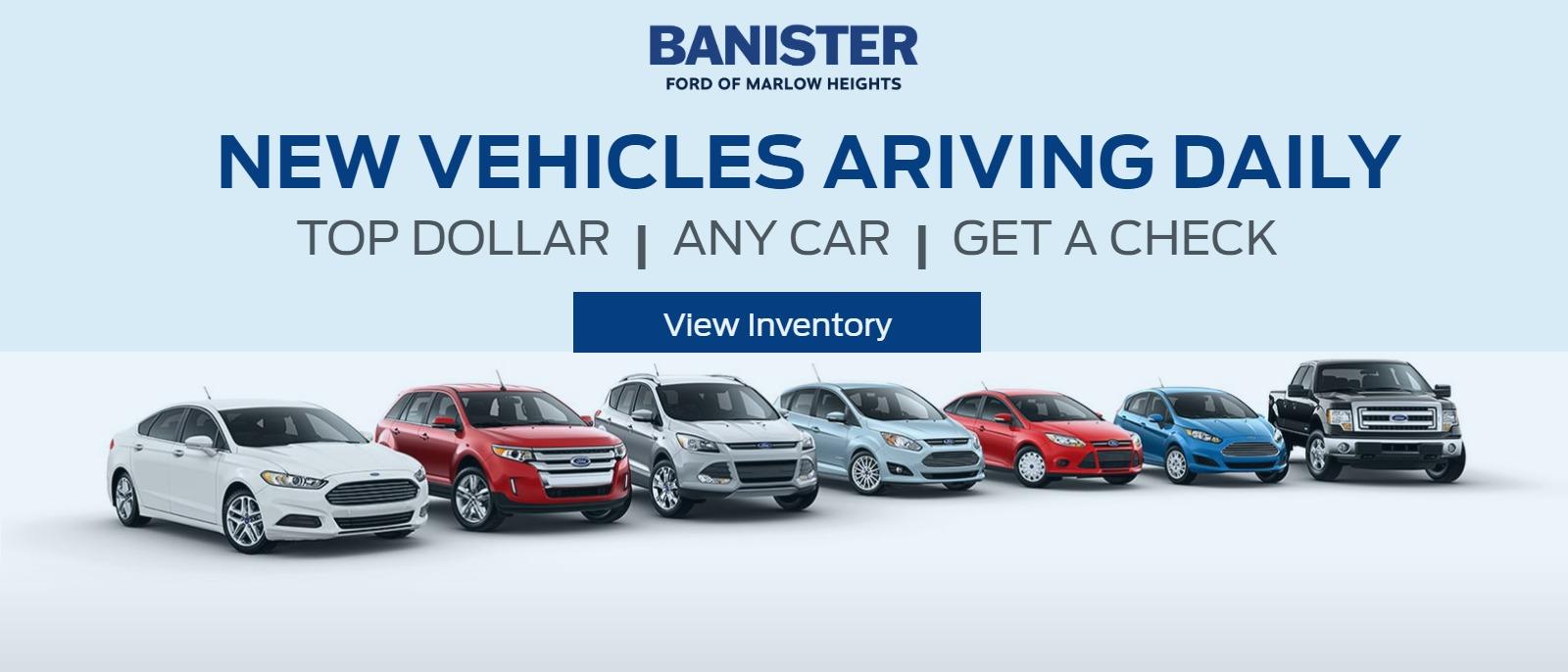 New & Used Ford Dealership Banister Ford of Marlow Heights Near