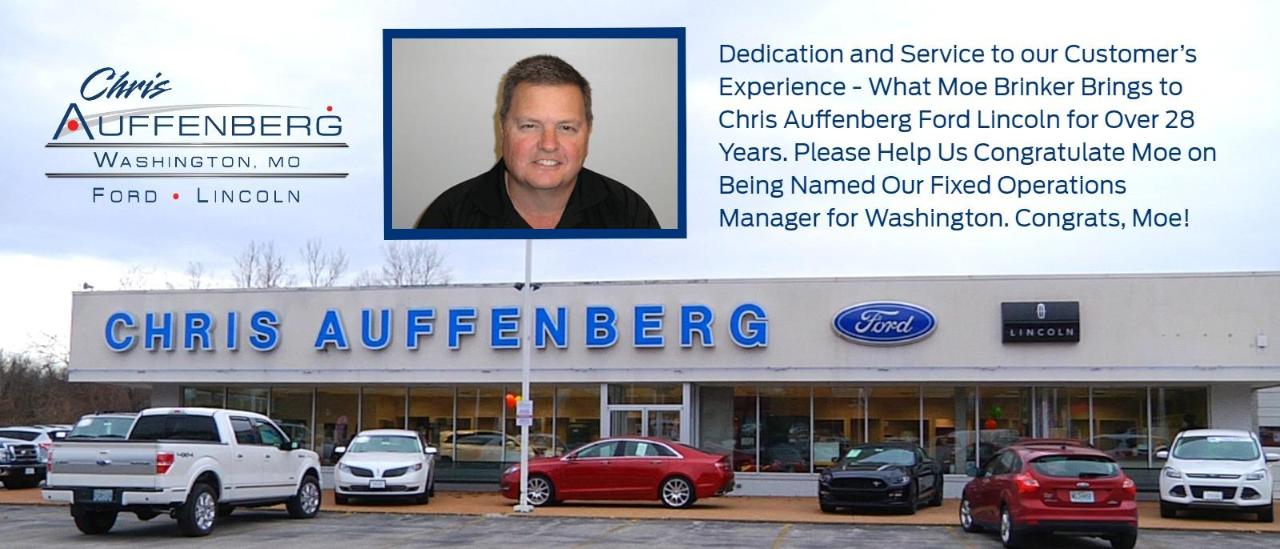 Chris Auffenberg Ford New and Used Dealership in Washington, MO