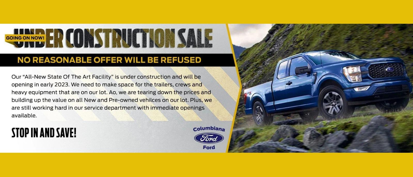 Columbiana Ford is a Ford dealer selling new and used cars in