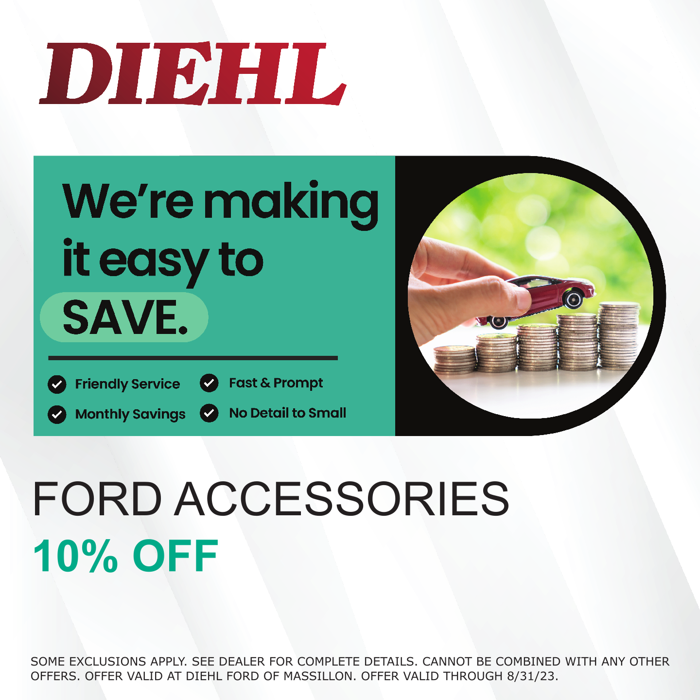 Diehl Ford of Massillon is a Massillon Ford dealer and a new car and