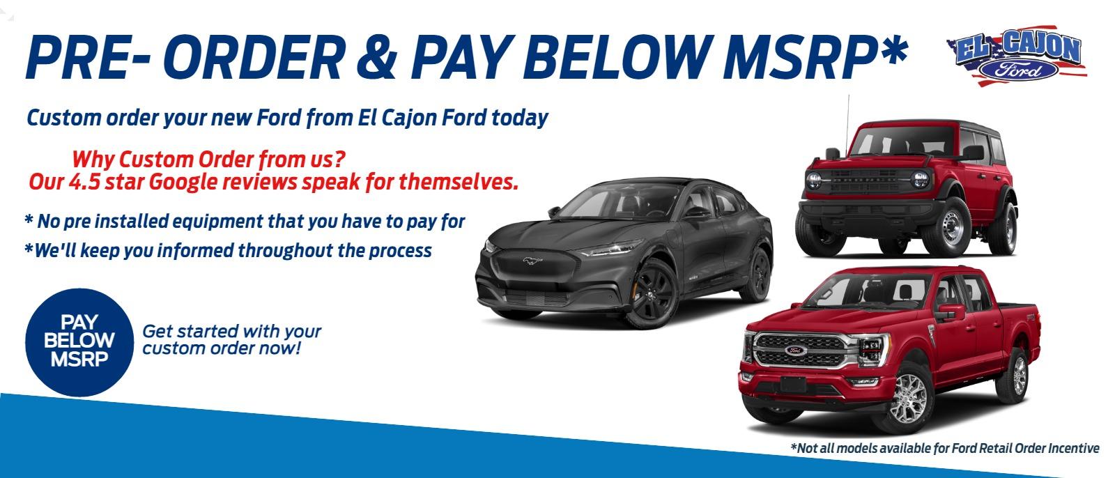 El Cajon Ford New and Used Dealership Serving Alpine, La Mesa and