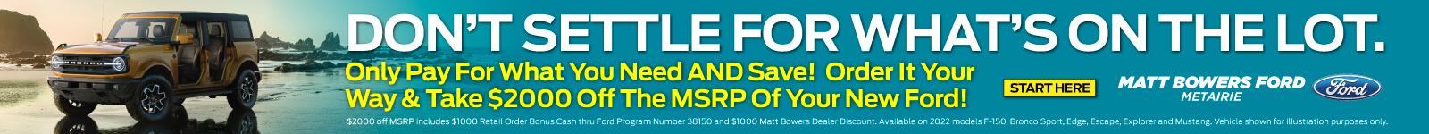 Ford Cars For Sale In Metairie, LA | Matt Bowers Ford