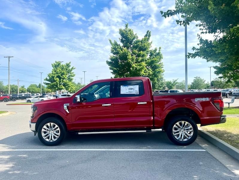 Red Ford F-150in Parking Lot