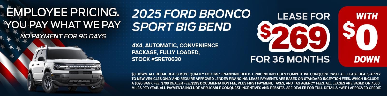 Bronco sport new