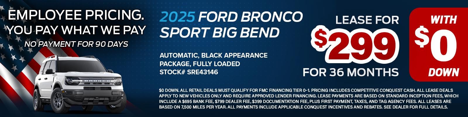 Bronco sport new