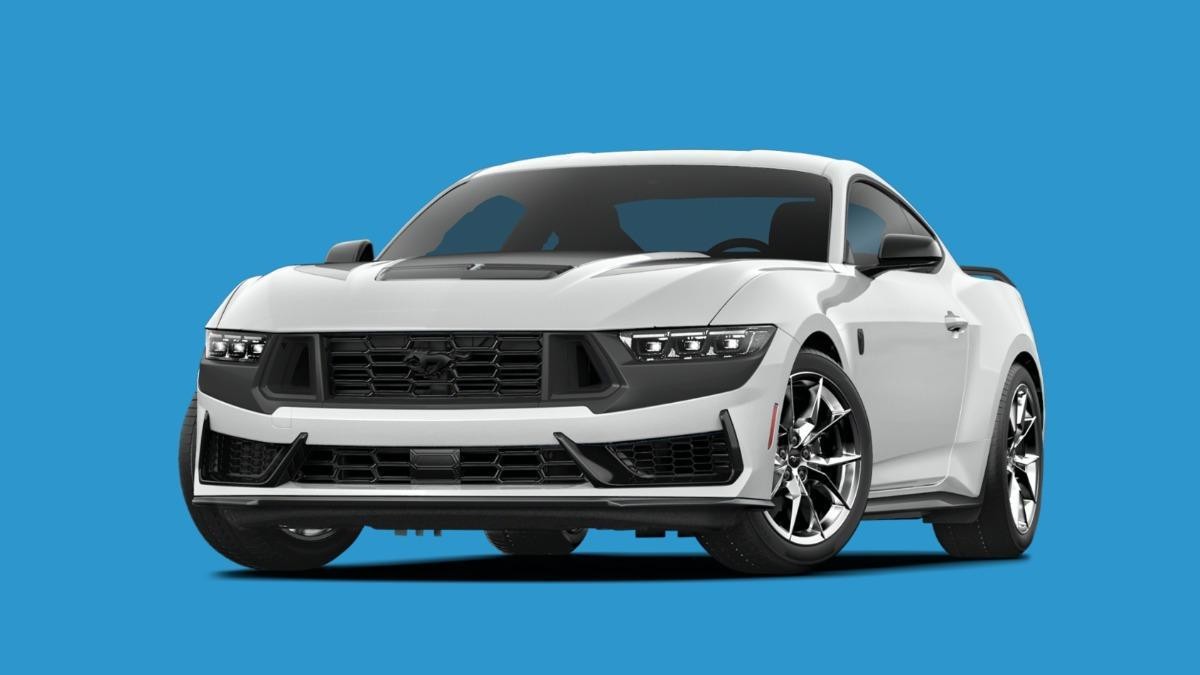 White 2024 Mustang