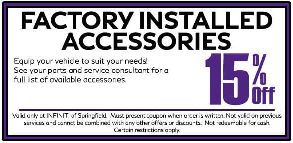 Accessories Or Parts Special Coupon Springfield MO INFINITI 