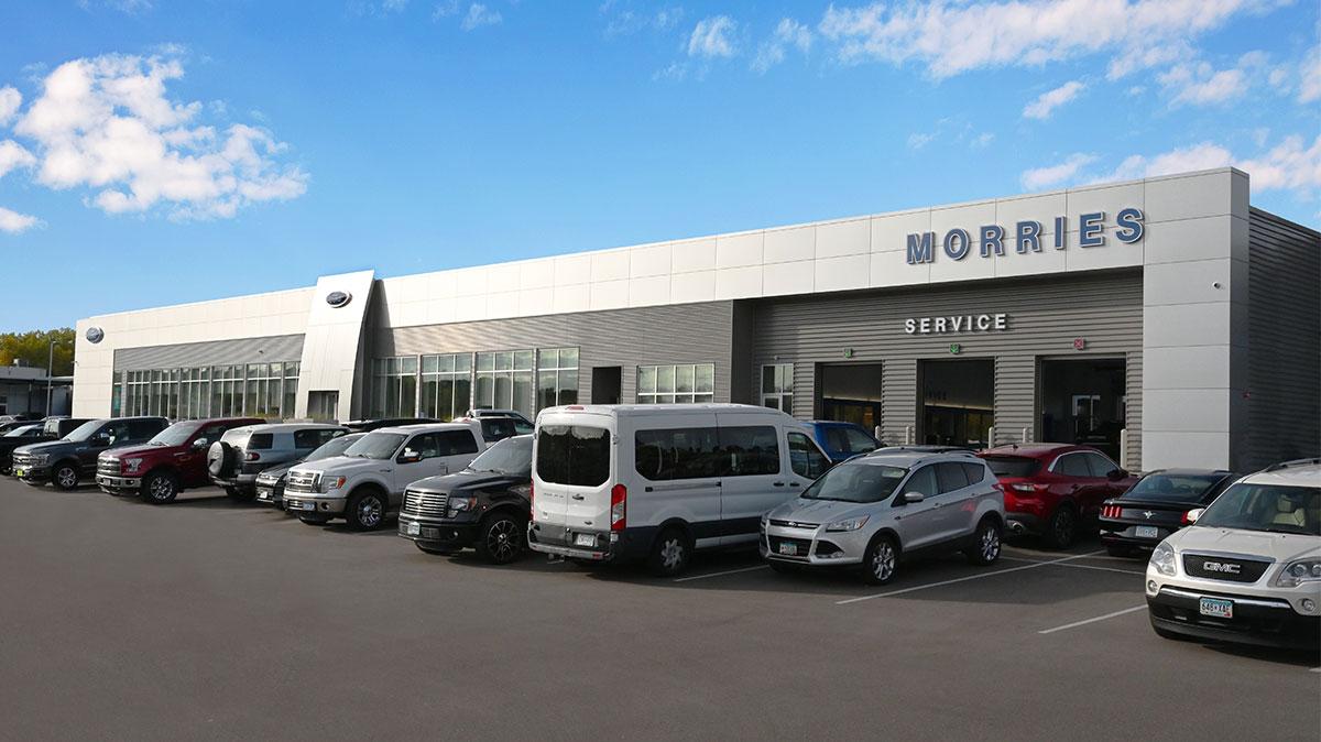 Morrie's Ford is a Ford dealer selling new and used cars in