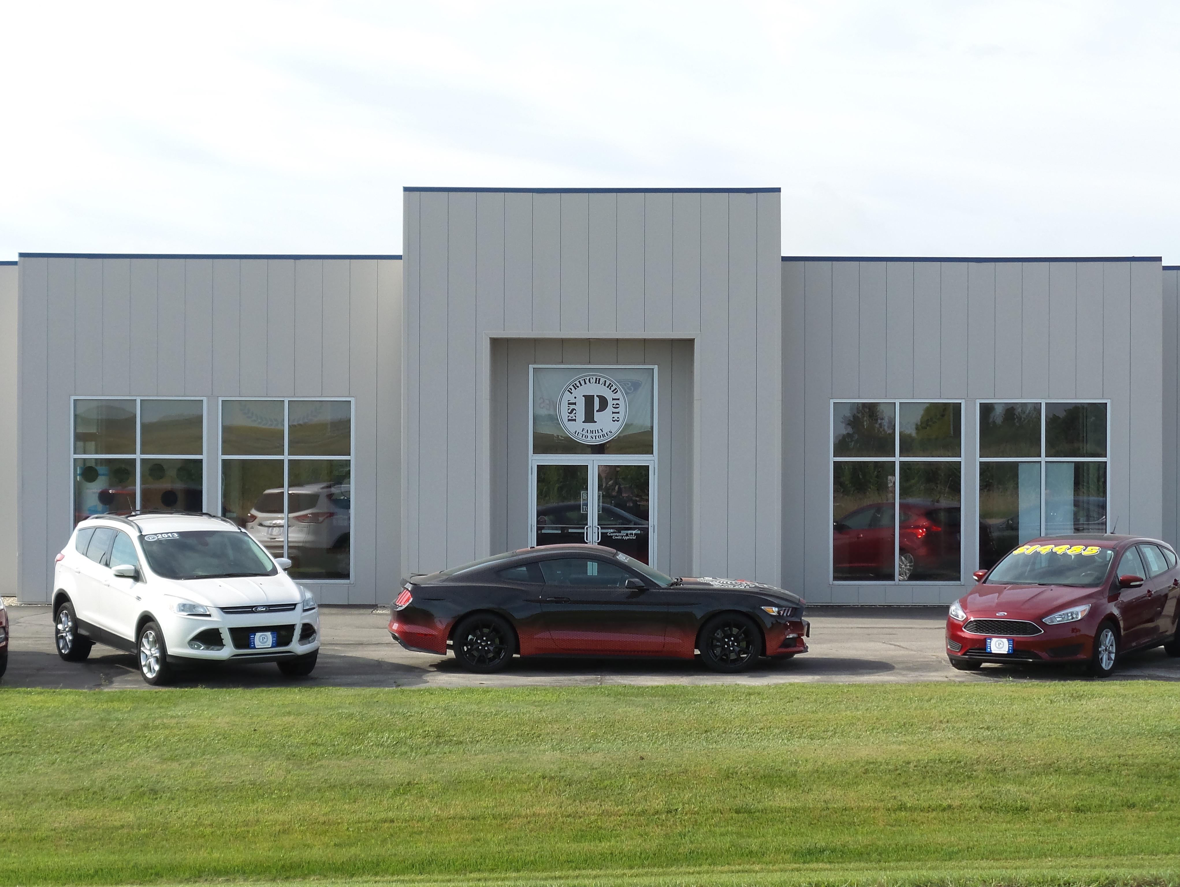 Pritchard Auto Company is a Ford dealer selling new and used cars in