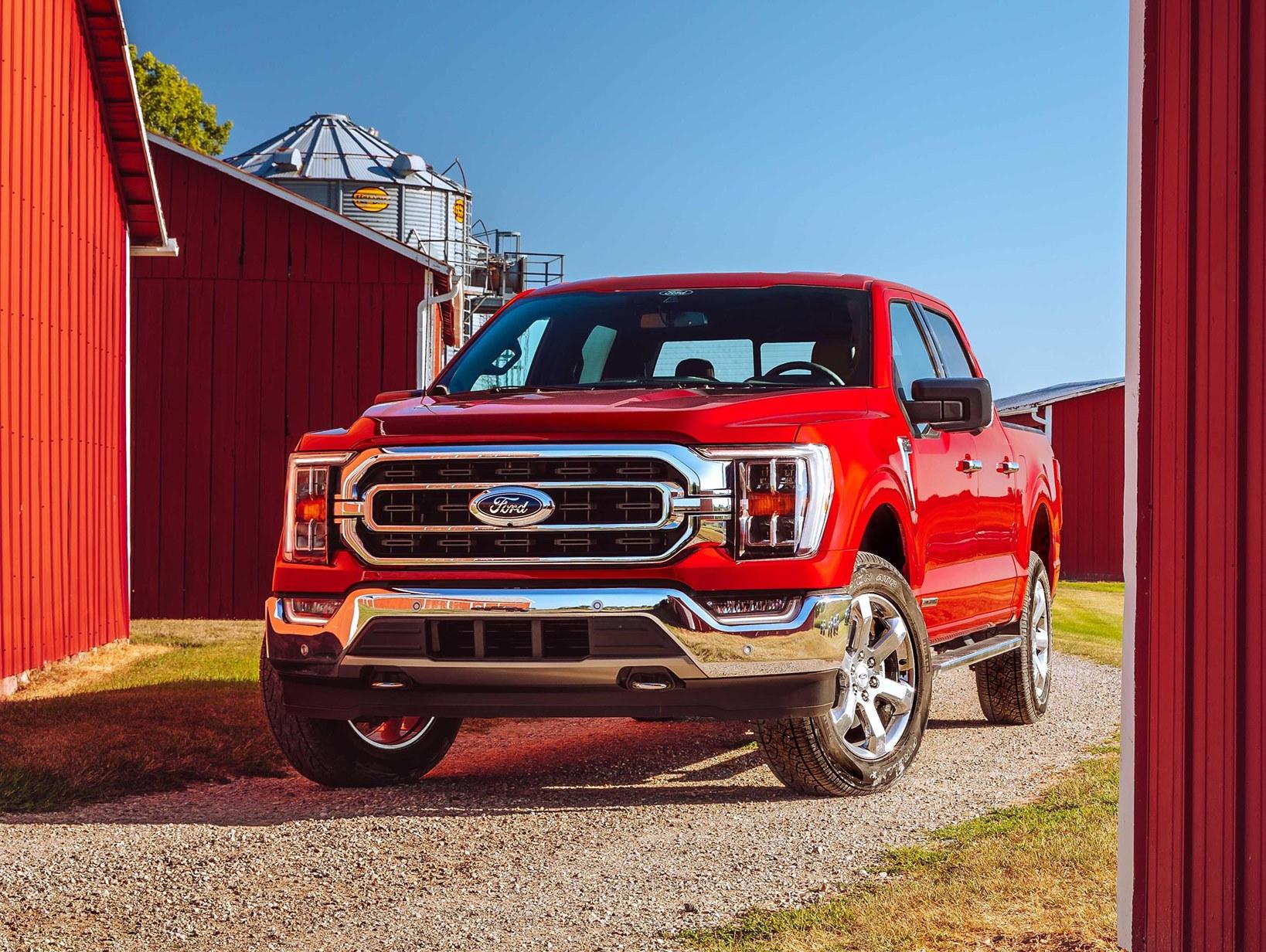 2021 Ford F-150 Red Barn